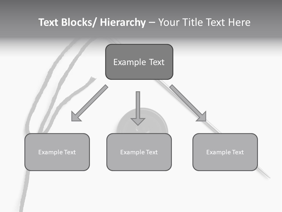 String Closeup Work PowerPoint Template