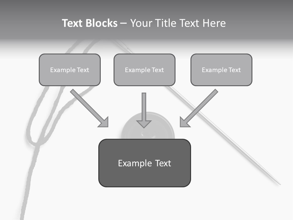 String Closeup Work PowerPoint Template