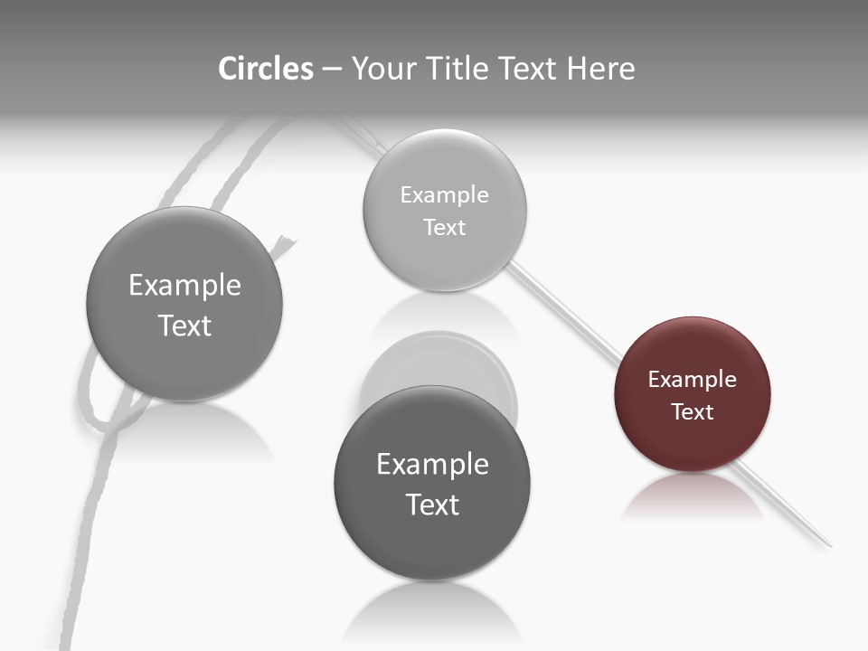 String Closeup Work PowerPoint Template