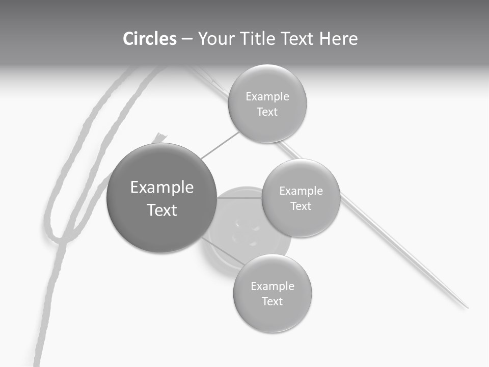 String Closeup Work PowerPoint Template