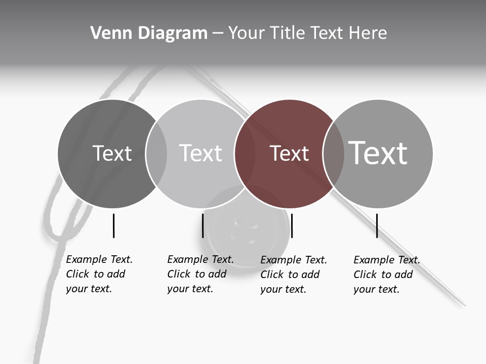 String Closeup Work PowerPoint Template