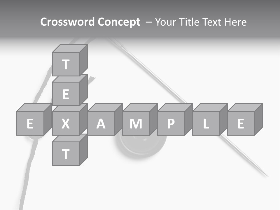 String Closeup Work PowerPoint Template