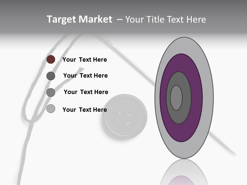 String Closeup Work PowerPoint Template