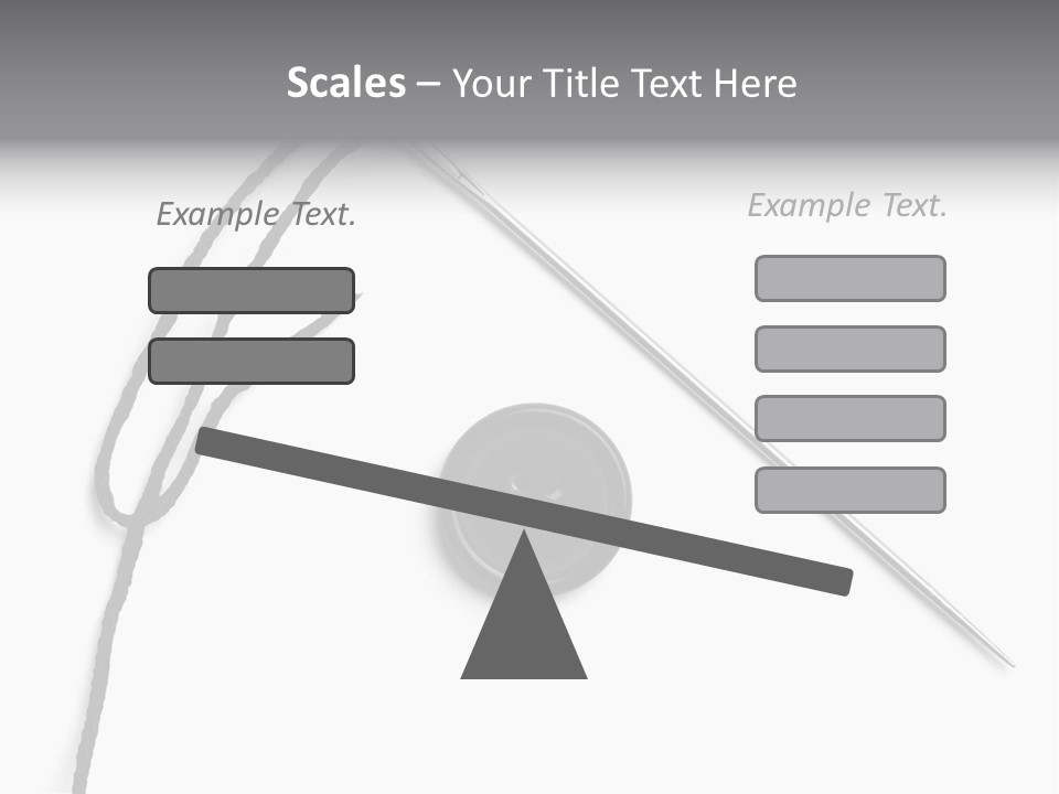 String Closeup Work PowerPoint Template