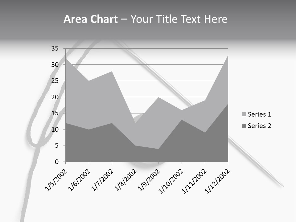 String Closeup Work PowerPoint Template