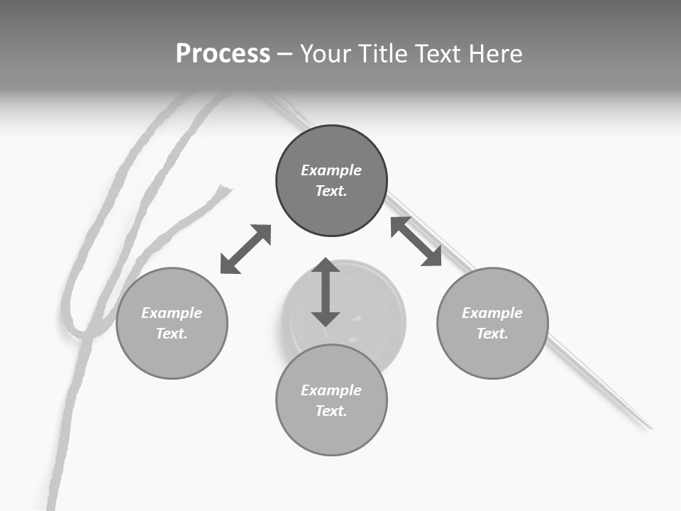 String Closeup Work PowerPoint Template