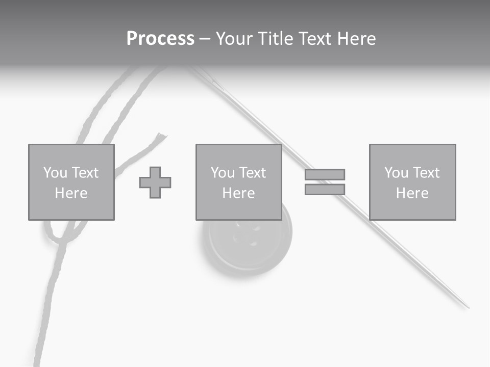 String Closeup Work PowerPoint Template