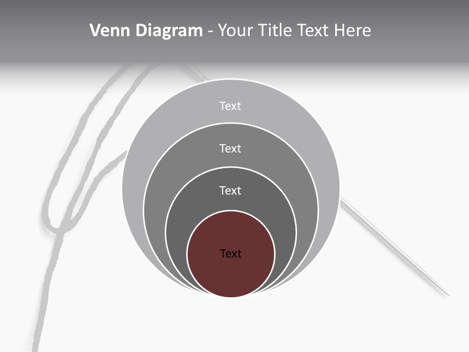 String Closeup Work PowerPoint Template