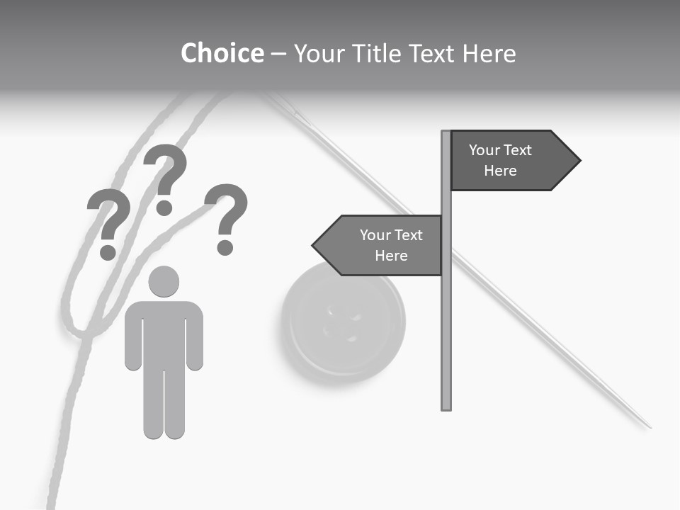 String Closeup Work PowerPoint Template