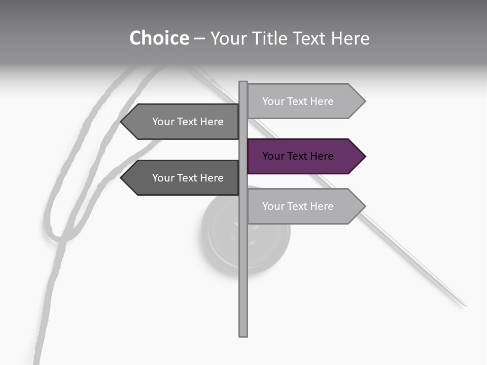 String Closeup Work PowerPoint Template