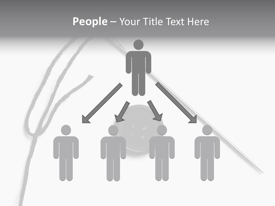 String Closeup Work PowerPoint Template