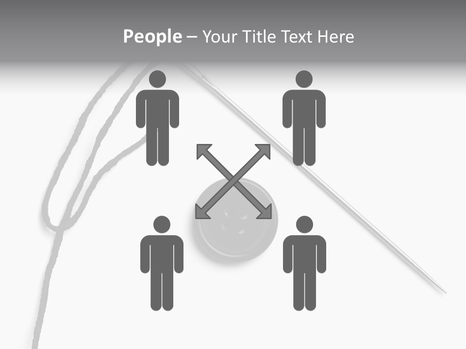 String Closeup Work PowerPoint Template