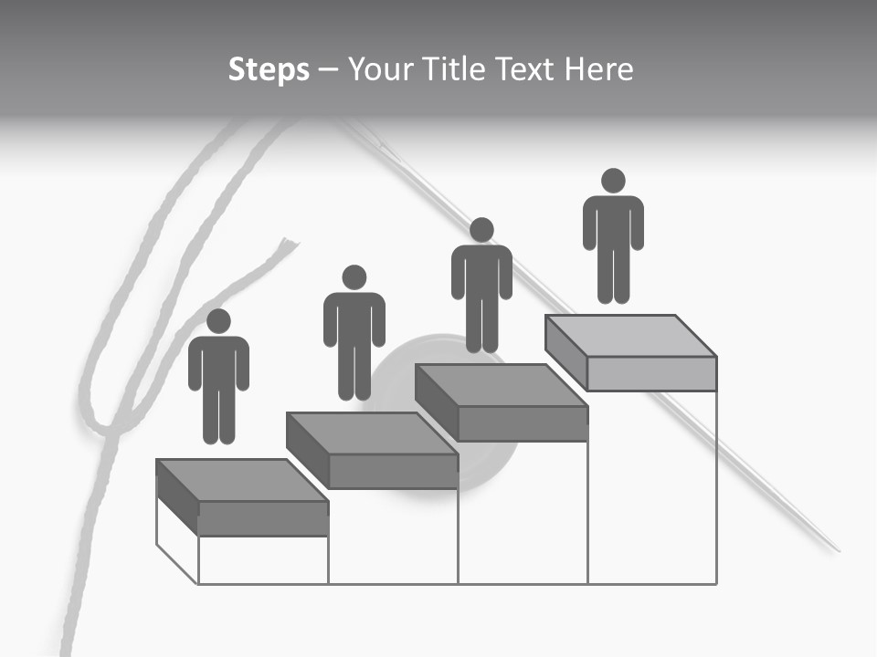 String Closeup Work PowerPoint Template