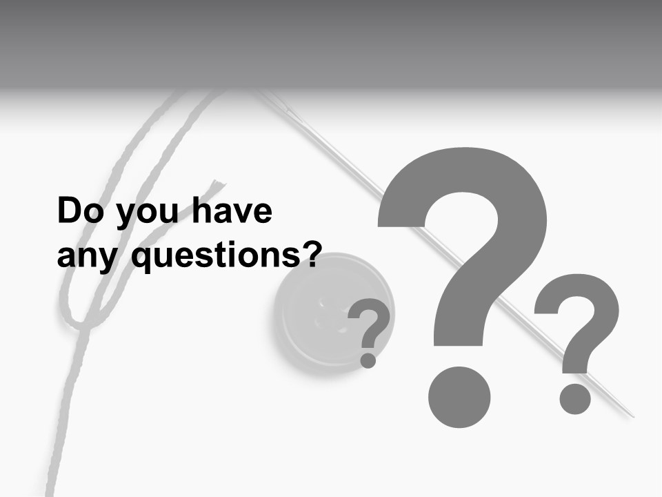 String Closeup Work PowerPoint Template