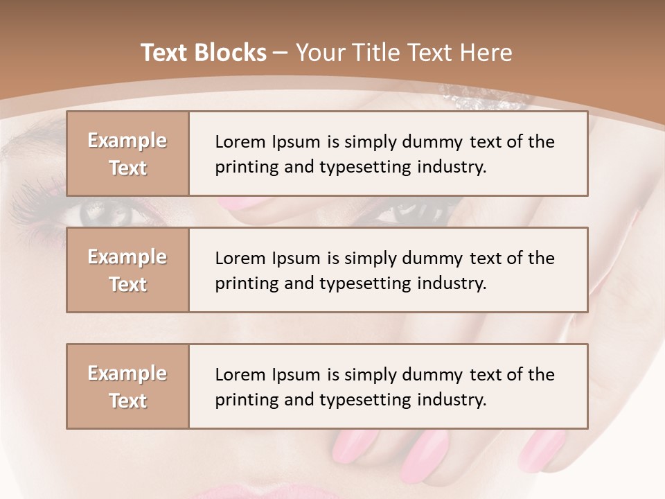 Fingers Fashion Elegance PowerPoint Template