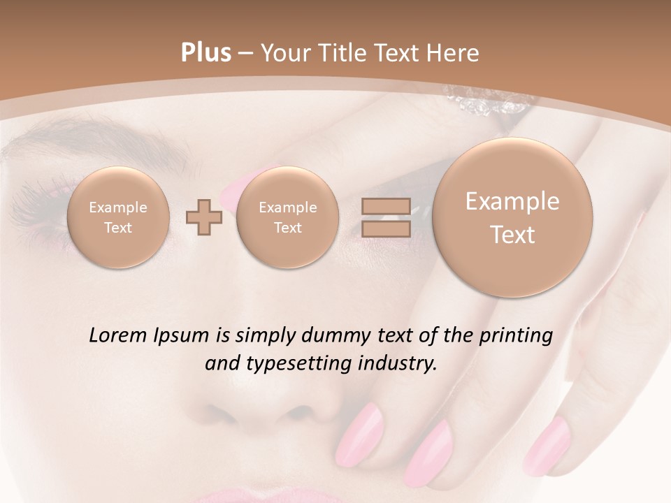 Fingers Fashion Elegance PowerPoint Template