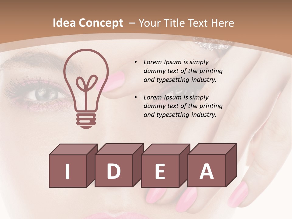 Fingers Fashion Elegance PowerPoint Template