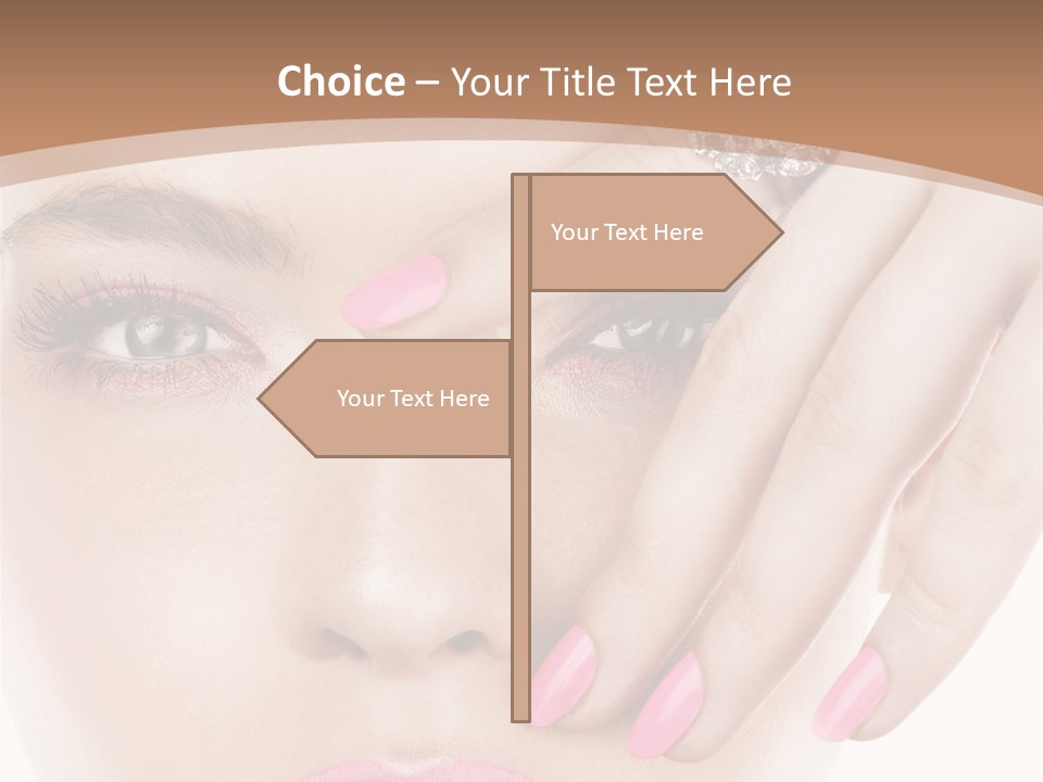 Fingers Fashion Elegance PowerPoint Template