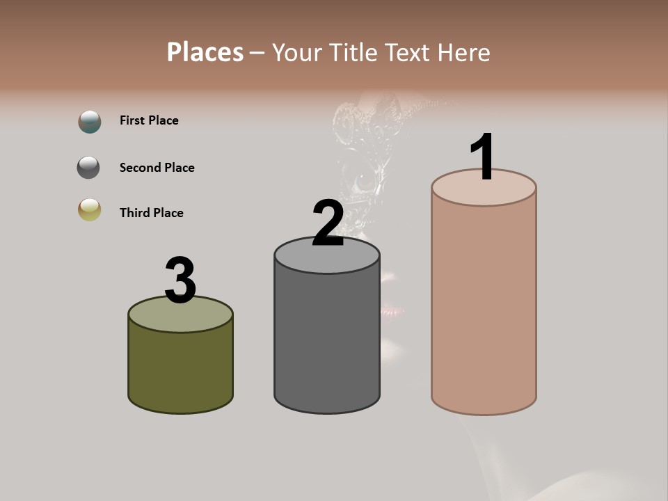 Mask Only Head PowerPoint Template