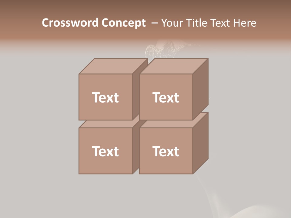 Mask Only Head PowerPoint Template