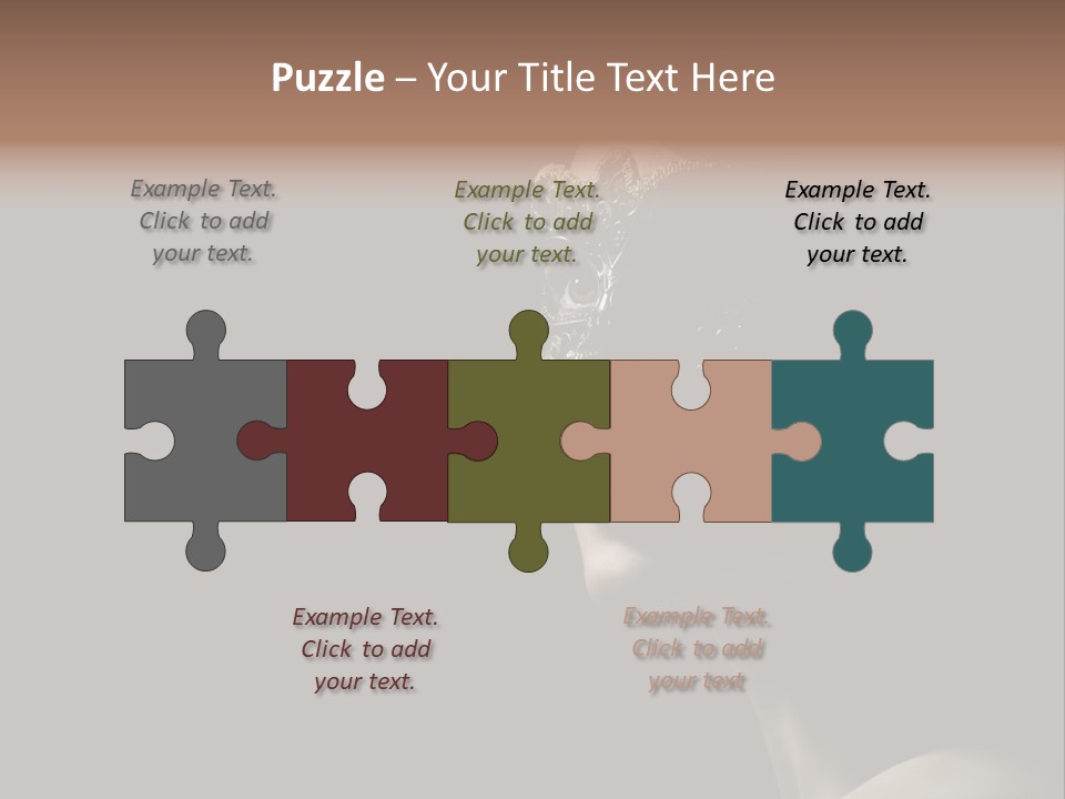 Mask Only Head PowerPoint Template