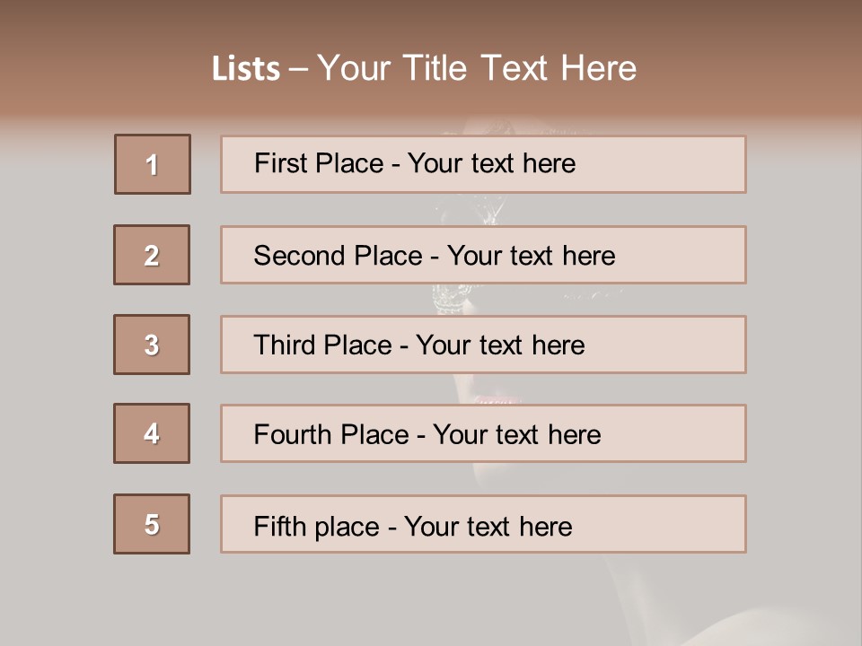 Mask Only Head PowerPoint Template