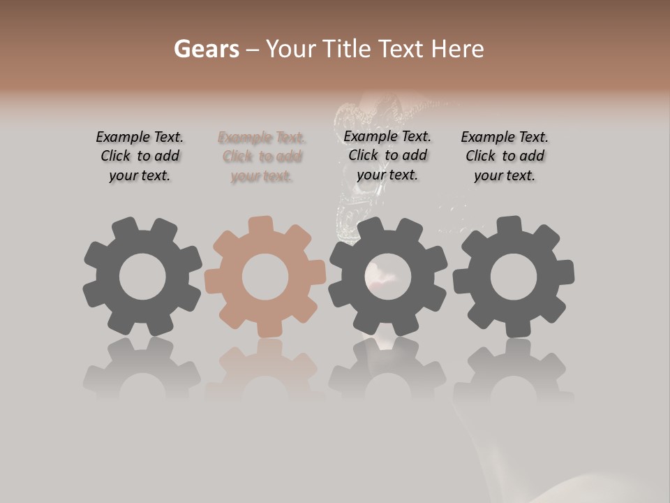 Mask Only Head PowerPoint Template