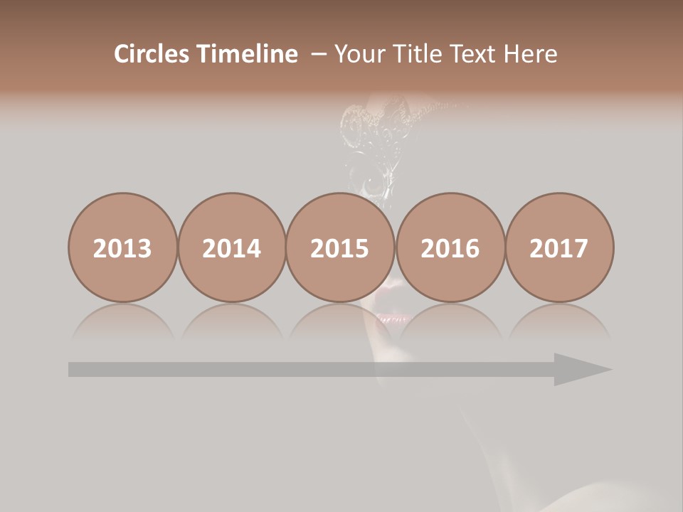 Mask Only Head PowerPoint Template