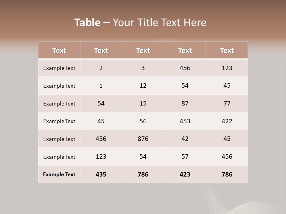 Mask Only Head PowerPoint Template