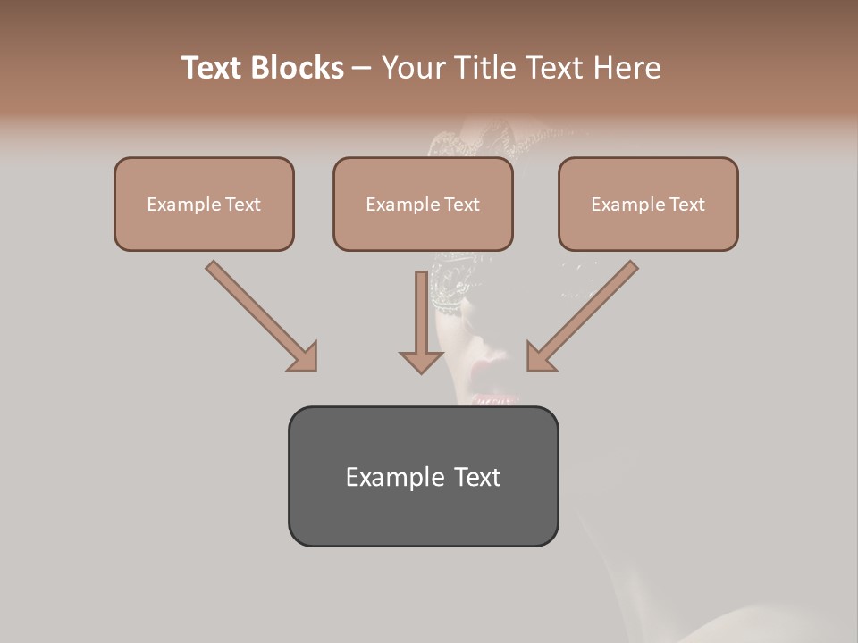 Mask Only Head PowerPoint Template