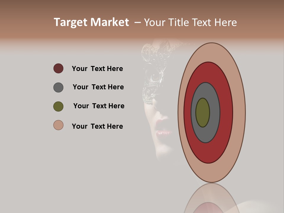 Mask Only Head PowerPoint Template