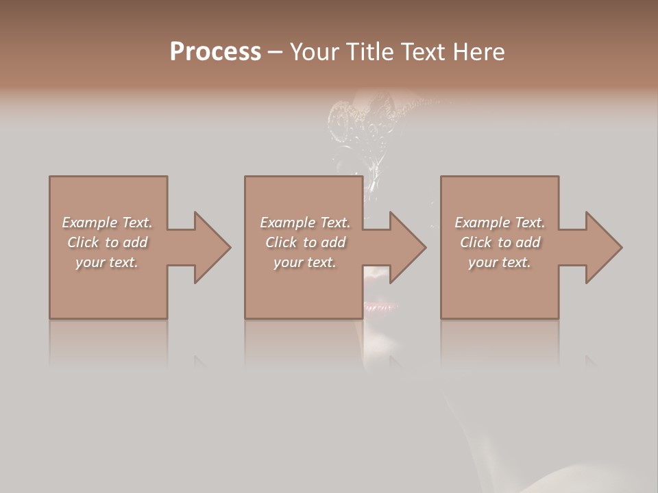 Mask Only Head PowerPoint Template