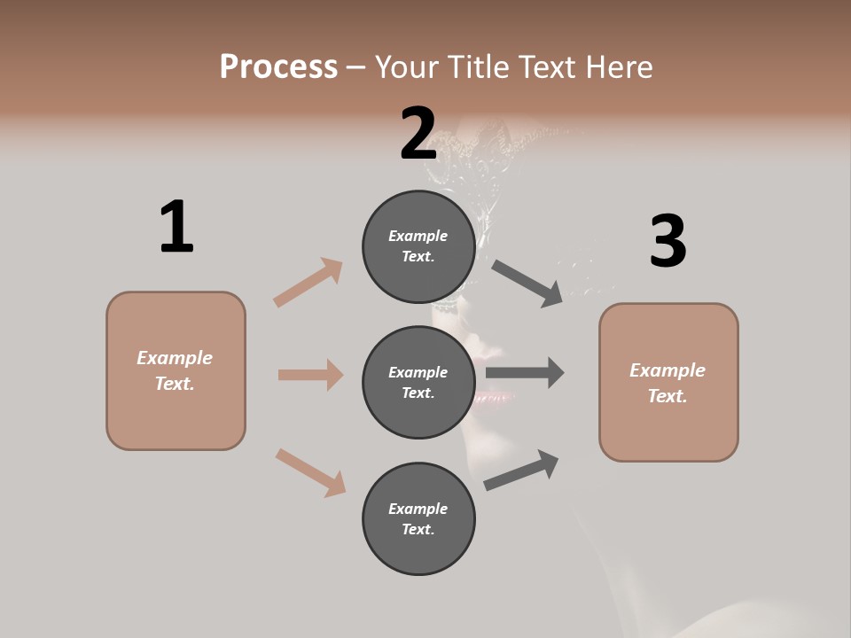Mask Only Head PowerPoint Template