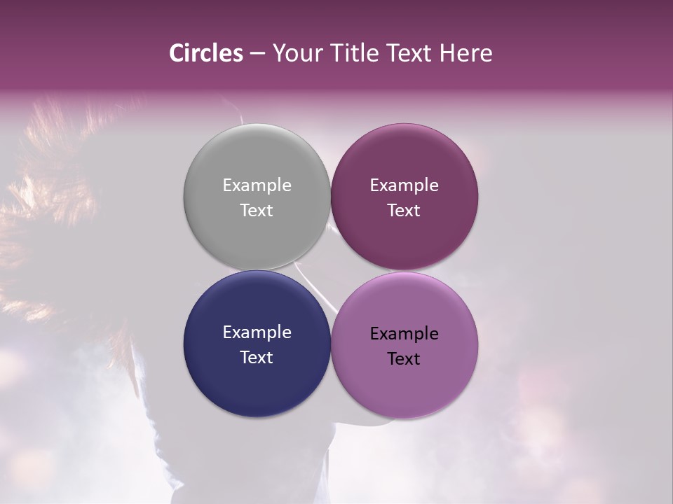 Tune Beauty Posing PowerPoint Template