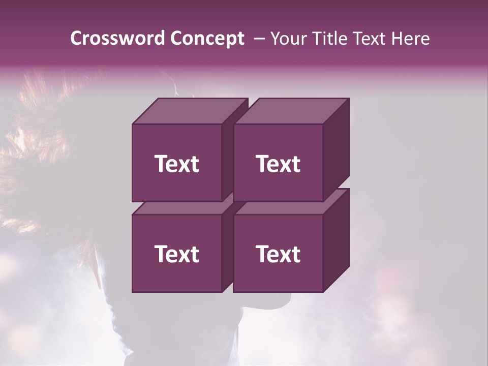 Tune Beauty Posing PowerPoint Template