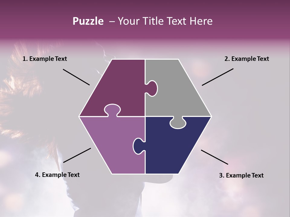 Tune Beauty Posing PowerPoint Template