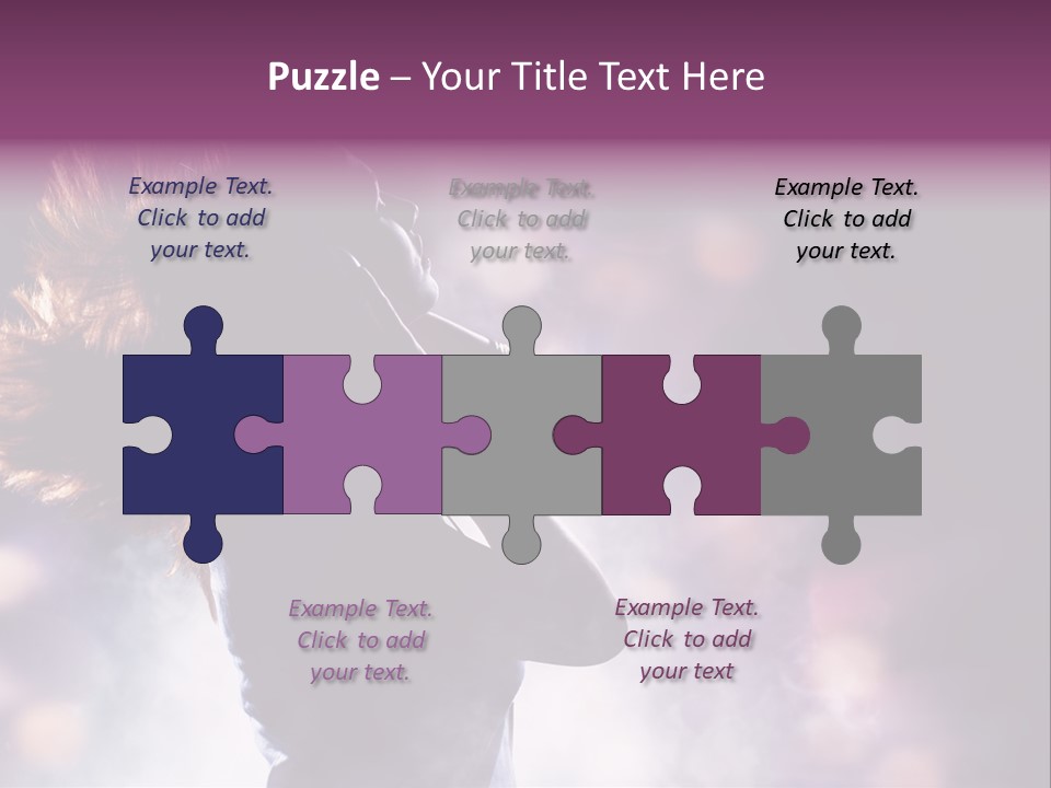 Tune Beauty Posing PowerPoint Template