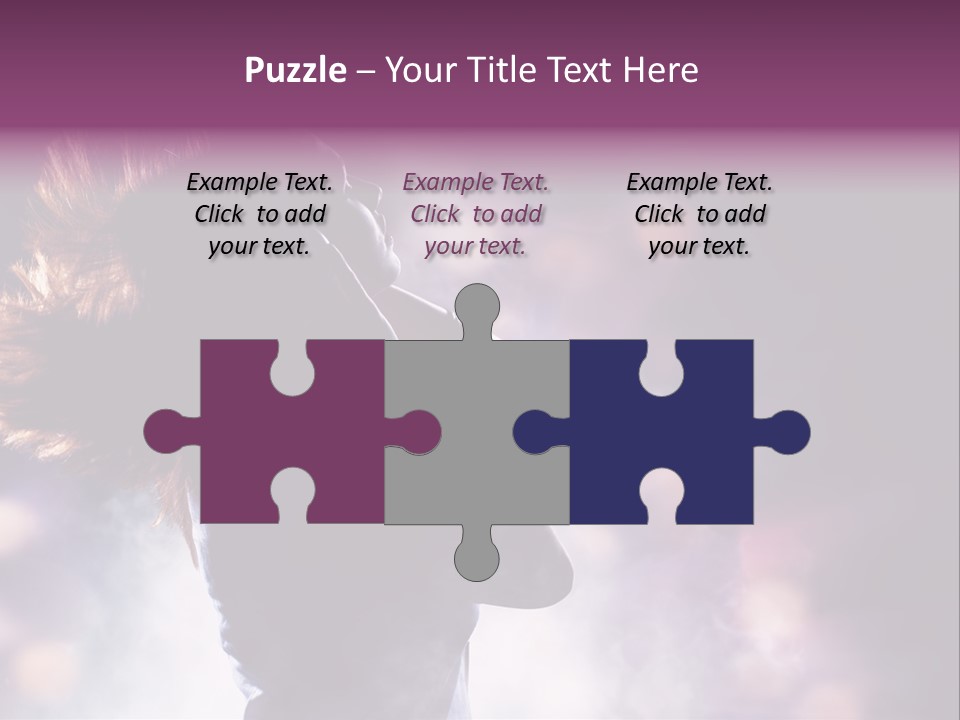 Tune Beauty Posing PowerPoint Template