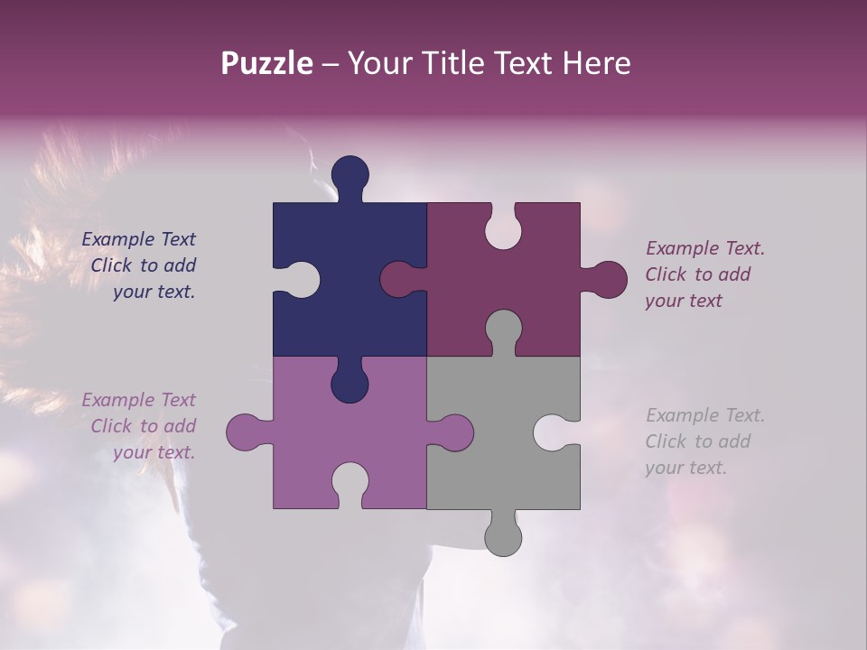 Tune Beauty Posing PowerPoint Template