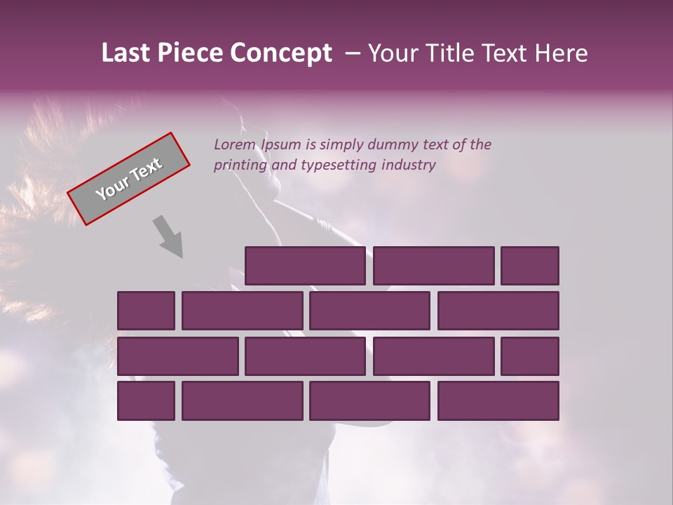 Tune Beauty Posing PowerPoint Template