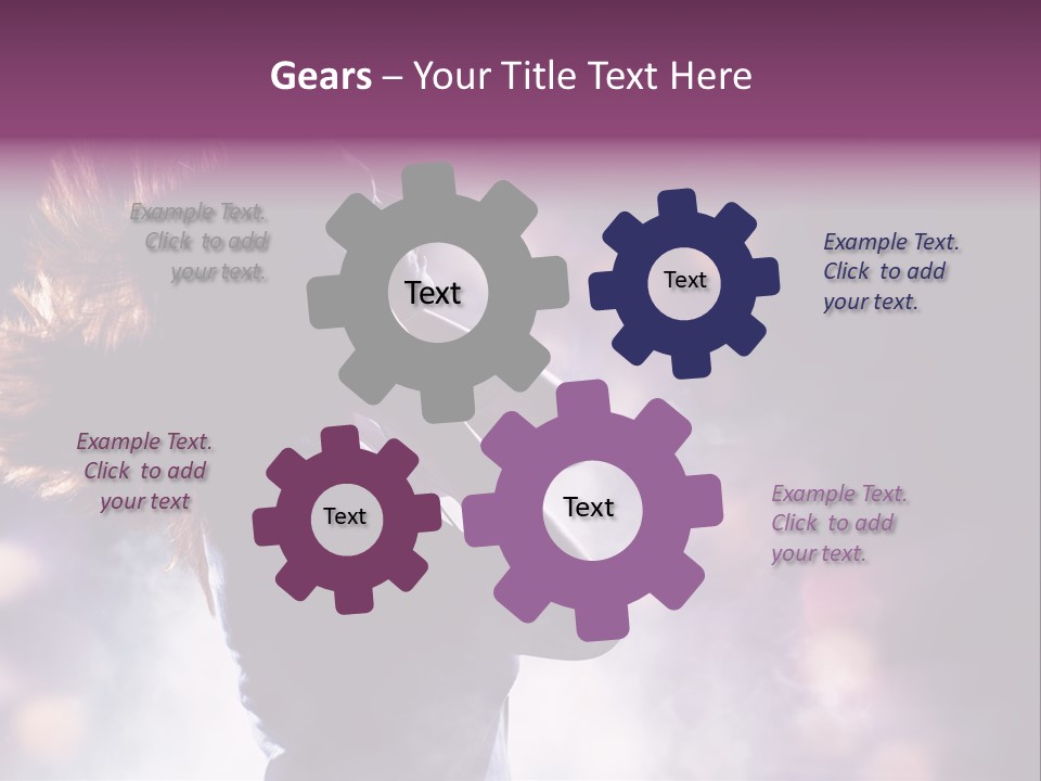 Tune Beauty Posing PowerPoint Template