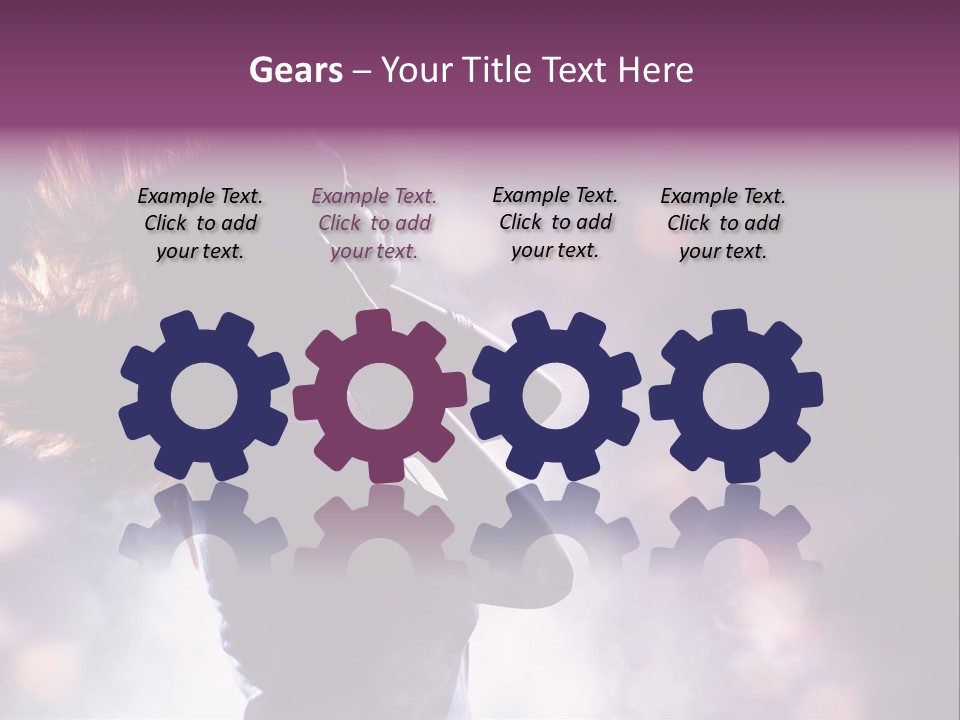 Tune Beauty Posing PowerPoint Template