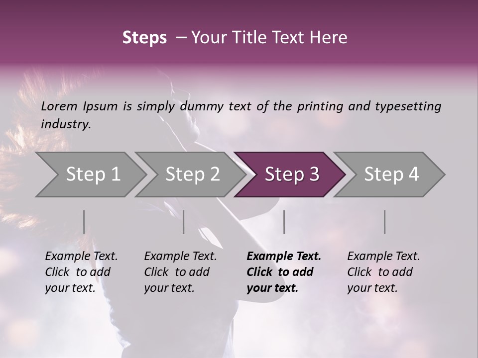 Tune Beauty Posing PowerPoint Template