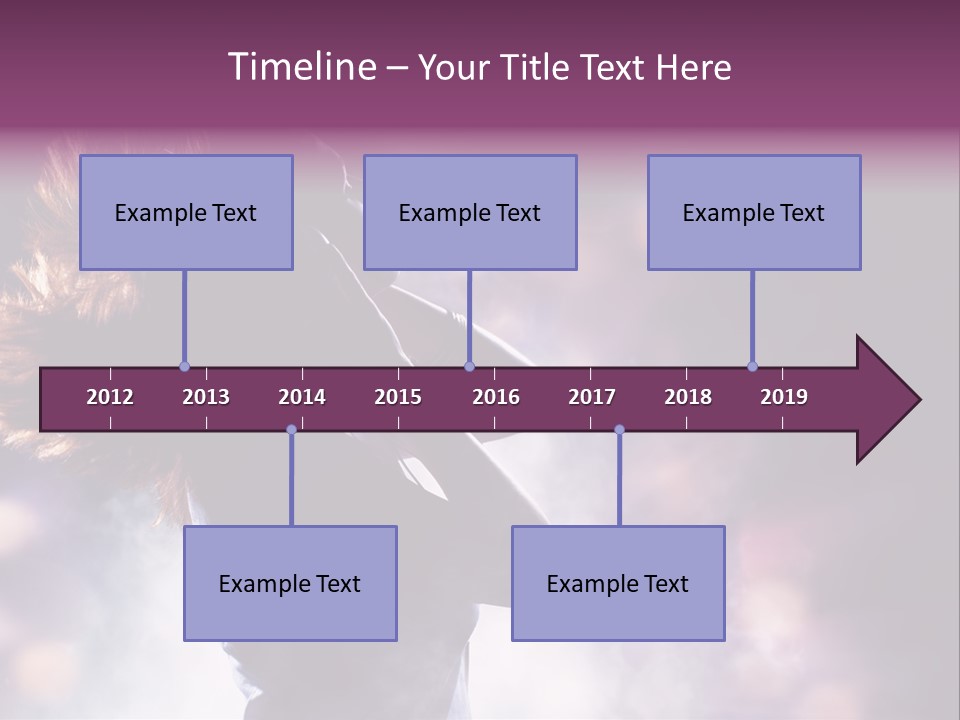 Tune Beauty Posing PowerPoint Template