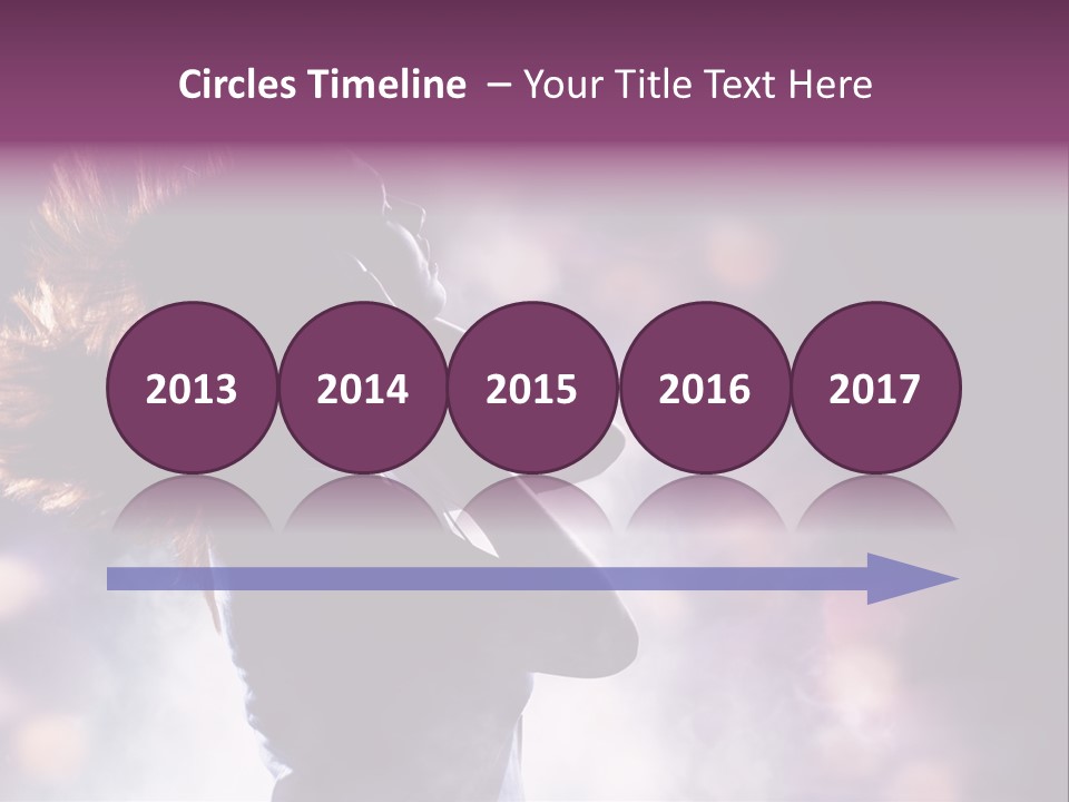 Tune Beauty Posing PowerPoint Template