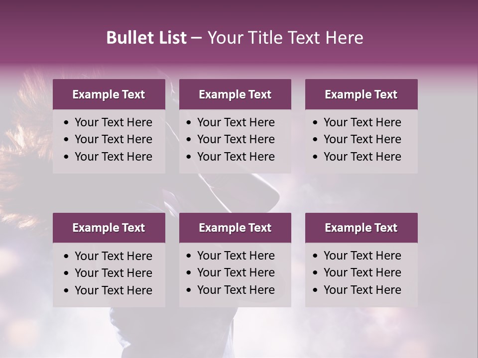 Tune Beauty Posing PowerPoint Template