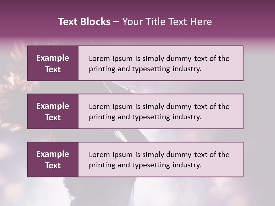 Tune Beauty Posing PowerPoint Template