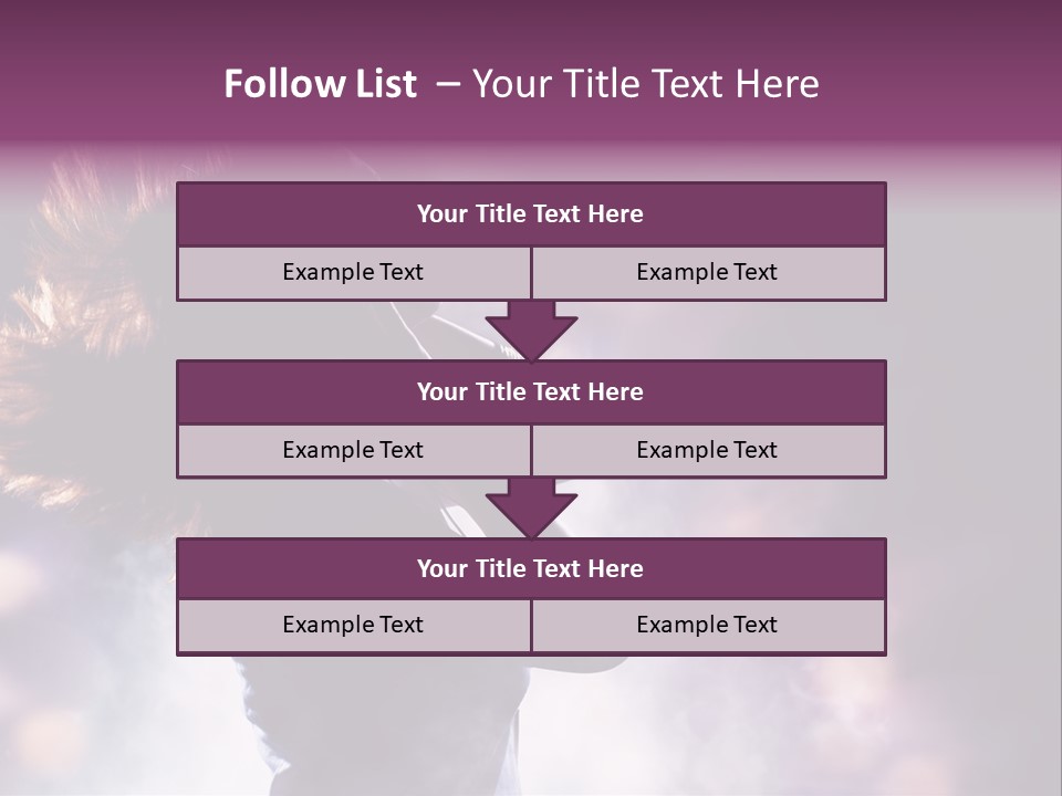 Tune Beauty Posing PowerPoint Template