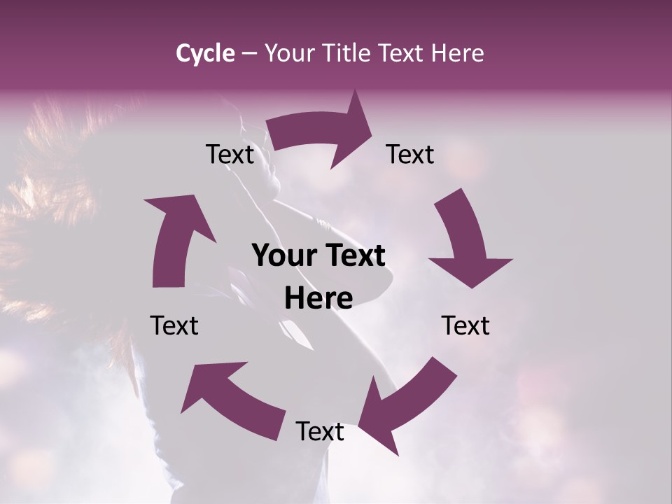 Tune Beauty Posing PowerPoint Template