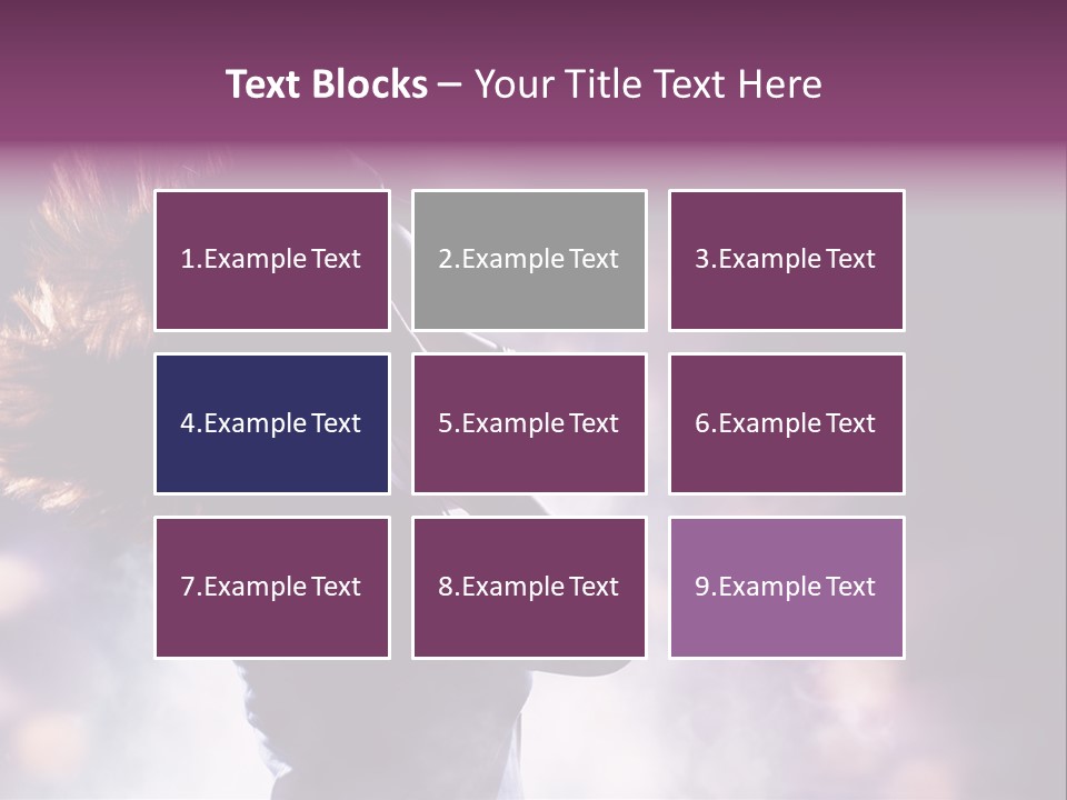 Tune Beauty Posing PowerPoint Template